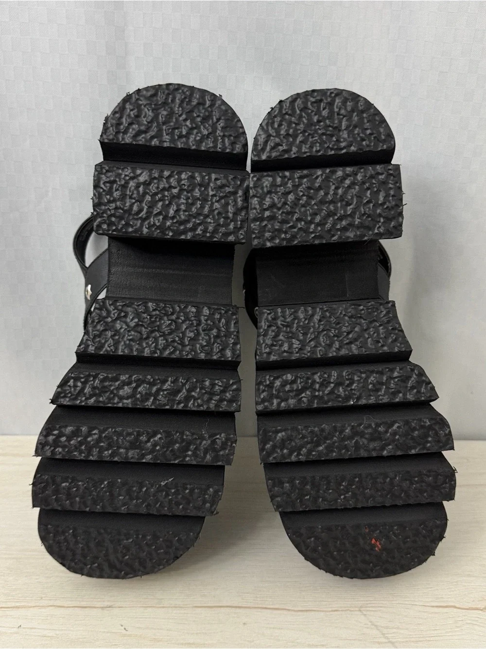 Demonia Ashes Black Platform Shoes Womens Size 12 Goth Punk